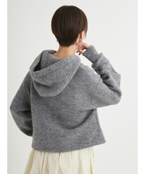 emmi（エミ）の「フーディーニットプルオーバー（ニット/セーター