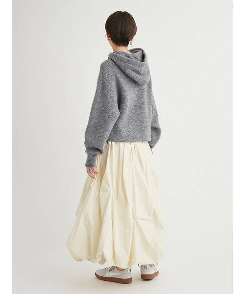 emmi（エミ）の「フーディーニットプルオーバー（ニット/セーター