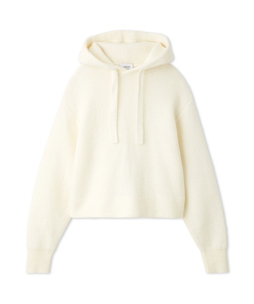 emmi（エミ）の「フーディーニットプルオーバー（ニット/セーター