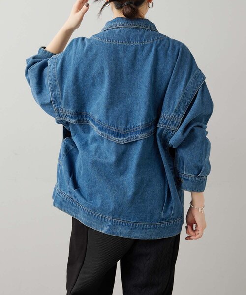 ear PAPILLONNER（イアパピヨネ）の「2WAYデニムジャケット【SUM1