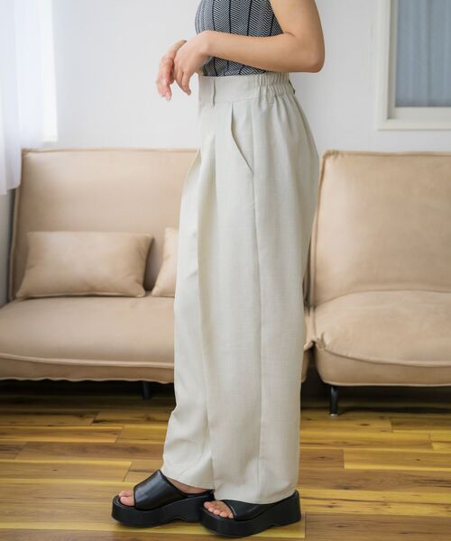 RETRO GIRL(レトロガール)の「麻ライクラフパンツ(その他パンツ・レディース・ブラウン/ブラック/ライトグレー・FREE)」の21枚目の写真