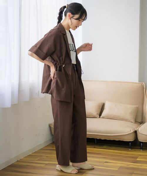 RETRO GIRL(レトロガール)の「麻ライクラフパンツ(その他パンツ・レディース・ブラウン/ブラック/ライトグレー・FREE)」の16枚目の写真