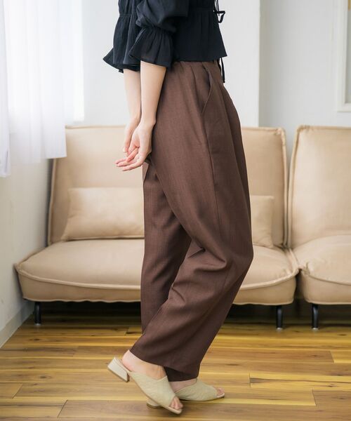 RETRO GIRL(レトロガール)の「麻ライクラフパンツ(その他パンツ・レディース・ブラウン/ブラック/ライトグレー・FREE)」の11枚目の写真