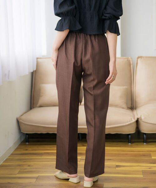 RETRO GIRL(レトロガール)の「麻ライクラフパンツ(その他パンツ・レディース・ブラウン/ブラック/ライトグレー・FREE)」の9枚目の写真