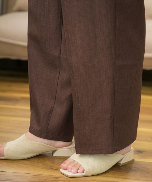 RETRO GIRL(レトロガール)の「麻ライクラフパンツ(その他パンツ・レディース・ブラウン/ブラック/ライトグレー・FREE)」の5枚目の写真