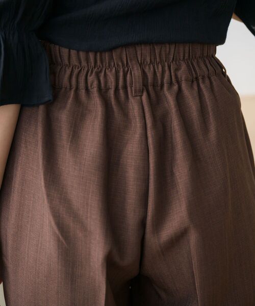 RETRO GIRL(レトロガール)の「麻ライクラフパンツ(その他パンツ・レディース・ブラウン/ブラック/ライトグレー・FREE)」の4枚目の写真