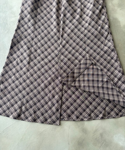 SHAGGIE（シャギー）の「チェック柄ロングスカート（スカート・レディース・ブラウン/ネイビー/ブラック・FREE）」の17枚目の写真