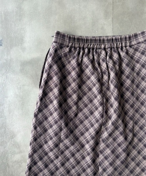 SHAGGIE（シャギー）の「チェック柄ロングスカート（スカート・レディース・ブラウン/ネイビー/ブラック・FREE）」の15枚目の写真