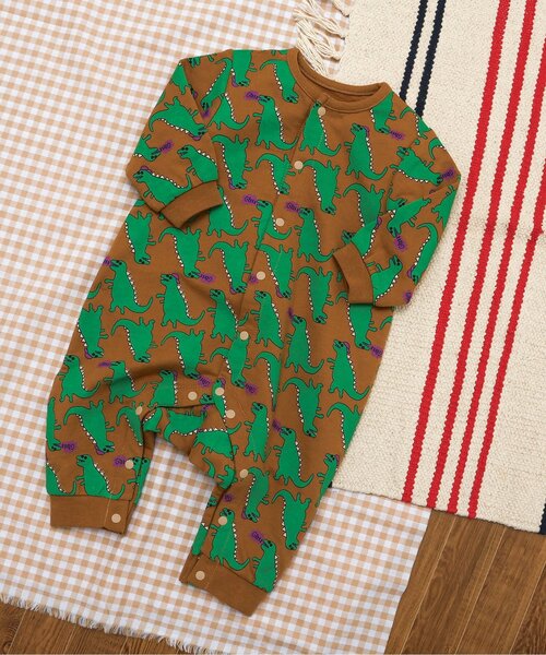 BREEZE(ブリーズ)の「総柄カバーオール マイファーストブリーズ(ロンパース・キッズ・ブラック/アイボリー/キャメル/ピンク/ターコイズブルー/その他3/ラベンダー/ミント/その他2/オレンジ・70/60/80)」の6枚目の写真