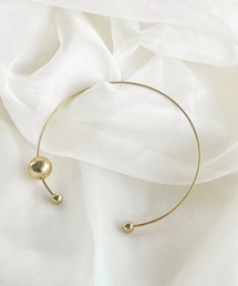 sowang | メタルボールチョーカーネックレス ネックカフ-metal ball choker necklace-(チョーカー)