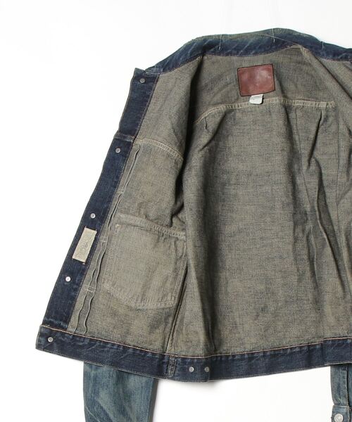 RRL（ダブル アール エル）の「ウエストビュー デニム トラッカー ジャケット（デニムジャケット・メンズ・ブルー・XXL/XS/XL/S/M/L）」の4枚目の写真