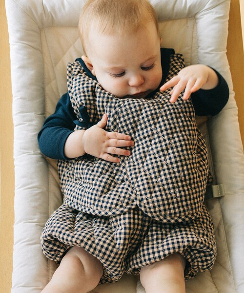 こども ビームス（コドモビームス）の「ベビー チェック キルト サスペンダー付 ブルマ 2024（70～80cm）（その他パンツ・キッズ・レッド/ネイビー・80/70）」の11枚目の写真