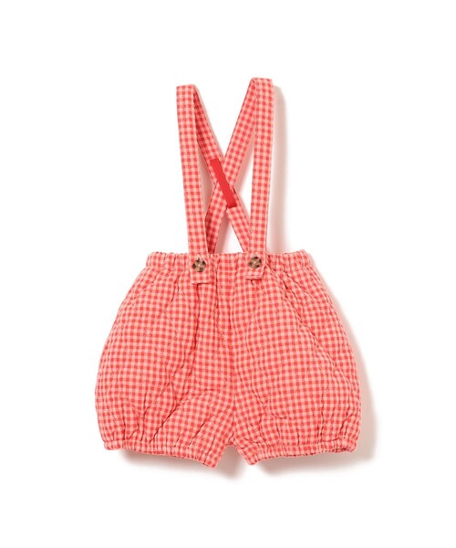 こども ビームス（コドモビームス）の「ベビー チェック キルト サスペンダー付 ブルマ 2024（70～80cm）（その他パンツ・キッズ・レッド/ネイビー・80/70）」の12枚目の写真