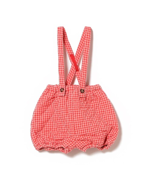 こども ビームス（コドモビームス）の「ベビー チェック キルト サスペンダー付 ブルマ 2024（70～80cm）（その他パンツ・キッズ・レッド/ネイビー・80/70）」の18枚目の写真