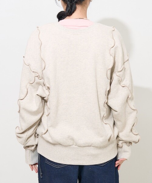 メロー　カーディガン セール】配色メロー カーディガン（カーディガン/ボレロ