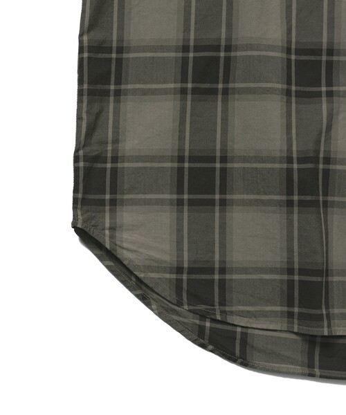 Firsthand（ファーストハンド）の「Re Firsthand design by IDEAS/リ ファーストハンド デザイン バイ イデアス REFH 草木染 レギュラーカラー タータンチェックシャツ（シャツ/ブラウス・メンズ・オリーブ/ブラウン・SMALL/MEDIUM/LARGE）」の22枚目の写真