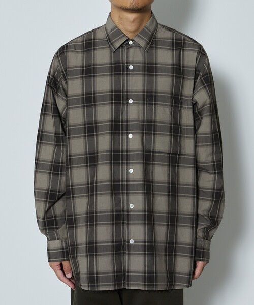 Firsthand（ファーストハンド）の「Re Firsthand design by IDEAS/リ ファーストハンド デザイン バイ イデアス REFH 草木染 レギュラーカラー タータンチェックシャツ（シャツ/ブラウス・メンズ・オリーブ/ブラウン・SMALL/MEDIUM/LARGE）」の17枚目の写真