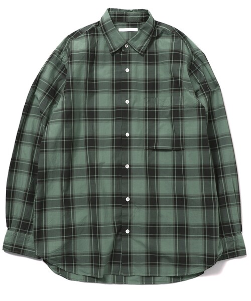 Firsthand（ファーストハンド）の「Re Firsthand design by IDEAS/リ ファーストハンド デザイン バイ イデアス REFH 草木染 レギュラーカラー タータンチェックシャツ（シャツ/ブラウス・メンズ・オリーブ/ブラウン・SMALL/MEDIUM/LARGE）」の13枚目の写真