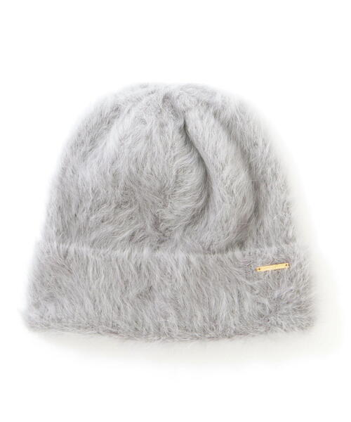JILL by JILL STUART(ジルバイジルスチュアート)の「◇シャギーリブワッチ(ニットキャップ/ビーニー・レディース・グレー/ブラック・FREE)」の5枚目の写真