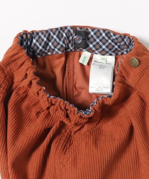 BEAMS mini（ビームスミニ）の「カーゴポケット コーデュロイパンツ 2024FW（90～150cm）（カーゴパンツ・キッズ・レッド系その他7/チャコールグレー・90/100/110/120/130/140/150）」の18枚目の写真