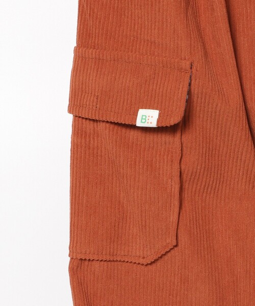BEAMS mini（ビームスミニ）の「カーゴポケット コーデュロイパンツ 2024FW（90～150cm）（カーゴパンツ・キッズ・レッド系その他7/チャコールグレー・90/100/110/120/130/140/150）」の20枚目の写真