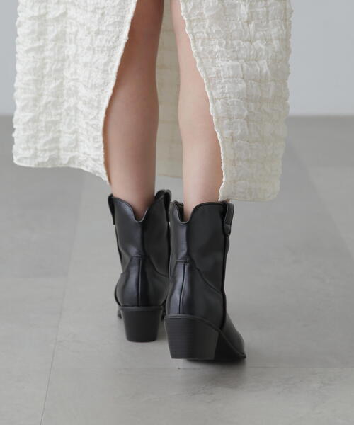 FREE'S MART(フリーズマート)の「◆ウエスタンブーツ(ブーツ・レディース・ブラック・LARGE/MEDIUM)」の3枚目の写真