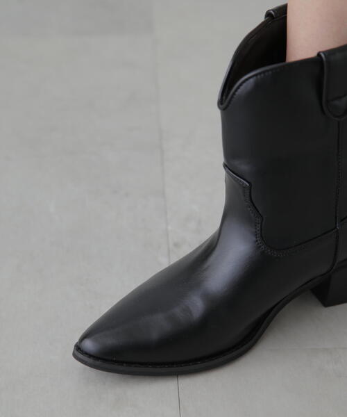 FREE'S MART(フリーズマート)の「◆ウエスタンブーツ(ブーツ・レディース・ブラック・LARGE/MEDIUM)」の5枚目の写真