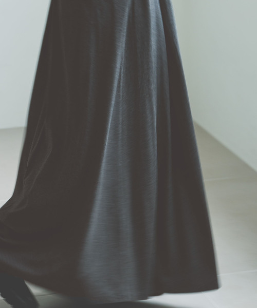 Noble（ノーブル）の「《WEB限定追加》【&】マキシ丈スカート（スカート・レディース・チャコールグレー/キャメル・FREE）」の8枚目の写真