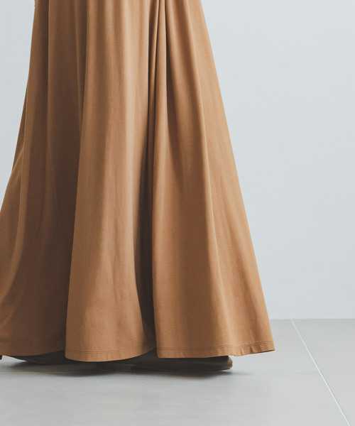 Noble（ノーブル）の「《WEB限定追加》【&】マキシ丈スカート（スカート・レディース・チャコールグレー/キャメル・FREE）」の17枚目の写真