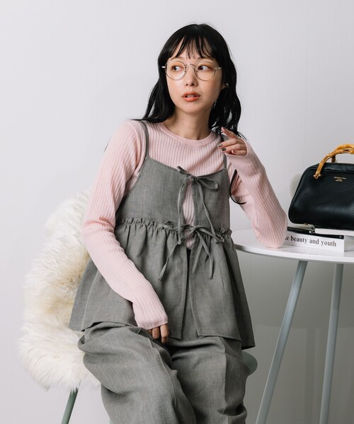 FREAK'S STORE（フリークスストア）の「ウーリータッチ ビスチェパンツ