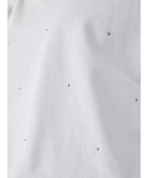 Lugnoncure(ルノンキュール)の「ホットフィット半袖トップス(Tシャツ/カットソー・レディース・ブラック/オフホワイト/グレー・F)」の8枚目の写真