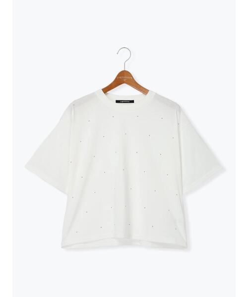 Lugnoncure(ルノンキュール)の「ホットフィット半袖トップス(Tシャツ/カットソー・レディース・ブラック/オフホワイト/グレー・F)」の15枚目の写真