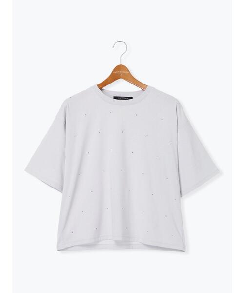 Lugnoncure(ルノンキュール)の「ホットフィット半袖トップス(Tシャツ/カットソー・レディース・ブラック/オフホワイト/グレー・F)」の16枚目の写真