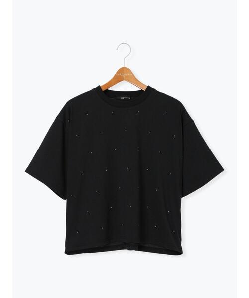 Lugnoncure(ルノンキュール)の「ホットフィット半袖トップス(Tシャツ/カットソー・レディース・ブラック/オフホワイト/グレー・F)」の17枚目の写真