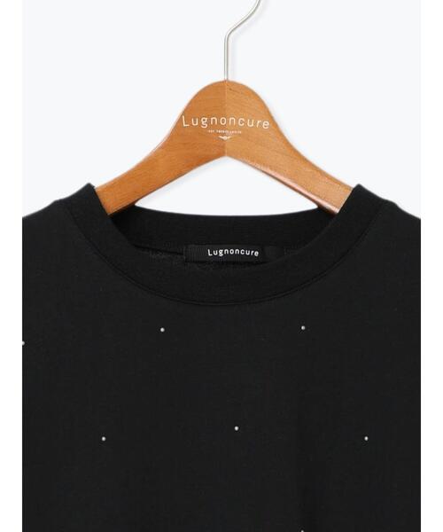 Lugnoncure(ルノンキュール)の「ホットフィット半袖トップス(Tシャツ/カットソー・レディース・ブラック/オフホワイト/グレー・F)」の19枚目の写真
