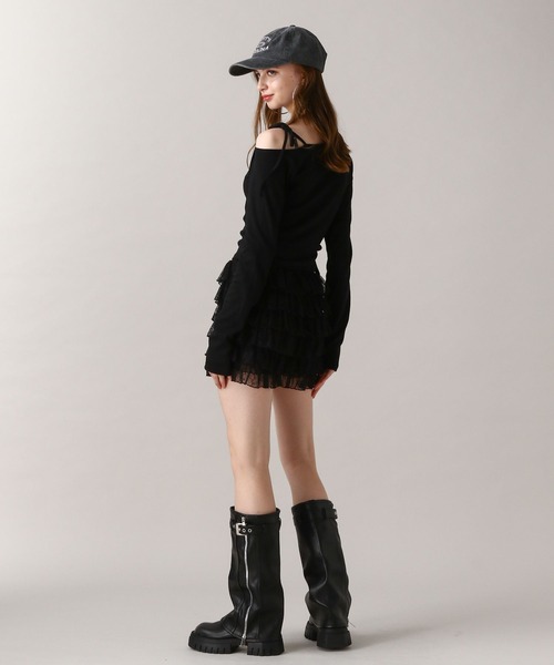 FOREVER 21(フォーエバー トゥエンティーワン)の「【2024FW】コンパクトトップス(Tシャツ/カットソー・レディース・ベージュ/ブラック/グレー・MEDIUM/SMALL)」の11枚目の写真