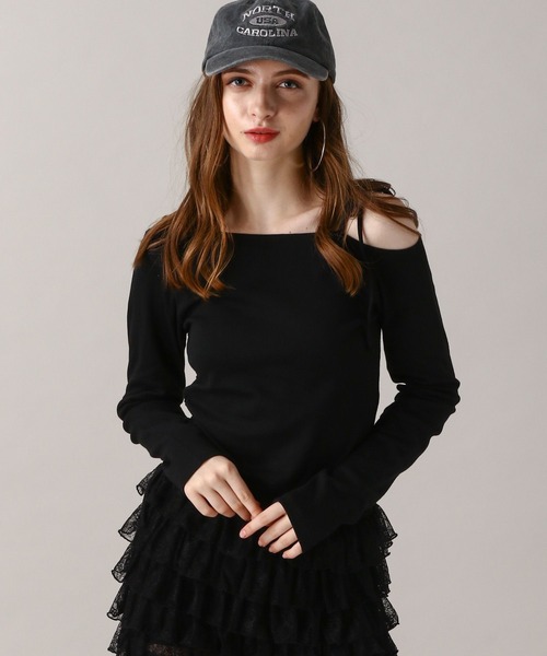 FOREVER 21(フォーエバー トゥエンティーワン)の「【2024FW】コンパクトトップス(Tシャツ/カットソー・レディース・ベージュ/ブラック/グレー・MEDIUM/SMALL)」の12枚目の写真