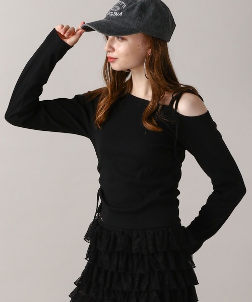 FOREVER 21(フォーエバー トゥエンティーワン)の「【2024FW】コンパクトトップス(Tシャツ/カットソー・レディース・ベージュ/ブラック/グレー・MEDIUM/SMALL)」の13枚目の写真