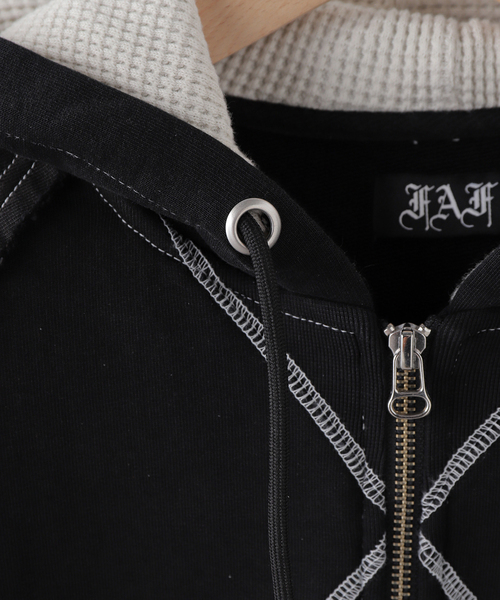 FAF (FAKE AS FLOWERS) / フェイク アス フラワーズ】AGED ZIP UP