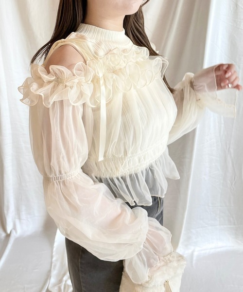 NOMAE（ノーマエ）の「【長袖で再登場!!】ギャザーフリル