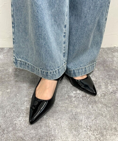 fredy emue（フレディエミュ）の「【JETEE/ ジュテ】リボンクリップメリージェーン（パンプス・レディース・シルバー/ブラック・24.5/23.5）」の15枚目の写真