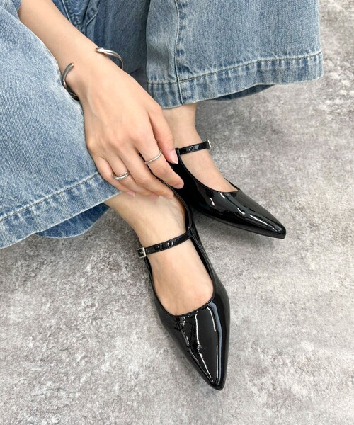 fredy emue（フレディエミュ）の「【JETEE/ ジュテ】リボンクリップメリージェーン（パンプス・レディース・シルバー/ブラック・24.5/23.5）」の16枚目の写真