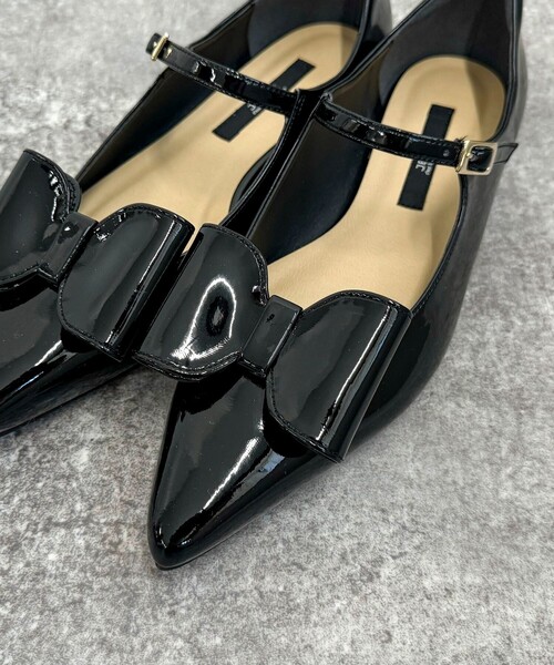 fredy emue（フレディエミュ）の「【JETEE/ ジュテ】リボンクリップメリージェーン（パンプス・レディース・シルバー/ブラック・24.5/23.5）」の21枚目の写真