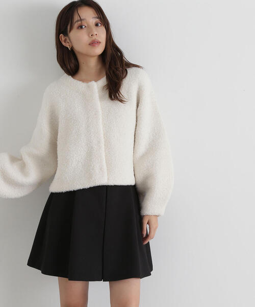 NATURAL BEAUTY BASIC（ナチュラルビューティーベーシック）の「◇ツイルフレアショートパンツ（その他パンツ・レディース・ベージュ/グレー/ブラック・MEDIUM/SMALL）」の5枚目の写真