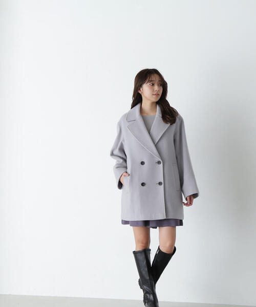 NATURAL BEAUTY BASIC（ナチュラルビューティーベーシック）の「◇ツイルフレアショートパンツ（その他パンツ・レディース・ベージュ/グレー/ブラック・MEDIUM/SMALL）」の18枚目の写真