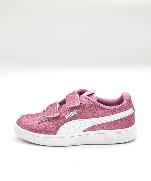 PUMA（プーマ）の「PUMA/プーマ キッズ スニーカー キラキラ スマッシュ 3.0 グリッツグラム V PS 394686（スニーカー・キッズ・グレー系その他/ピンク系その他・18.0cm/19.0cm/20.0cm/21.0cm/17.0cm）」の7枚目の写真