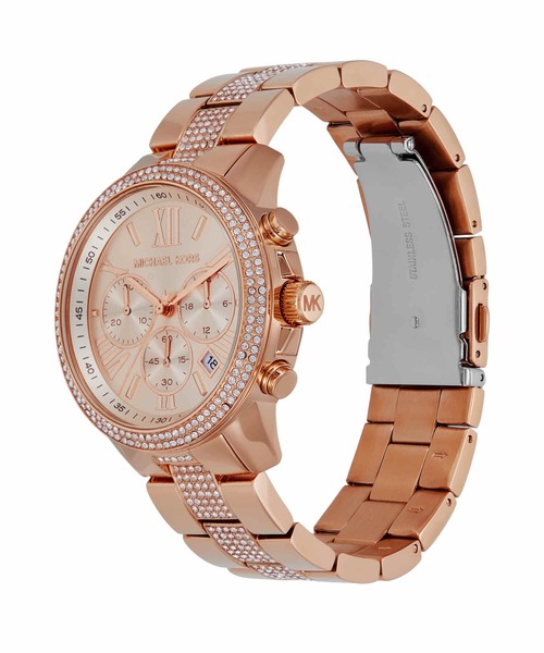 【新品】マイケルコース Brynn MK7505 ローズゴールド Oversized Brynn Pavé Rose Gold-Tone Watch | Michael Kors [US]