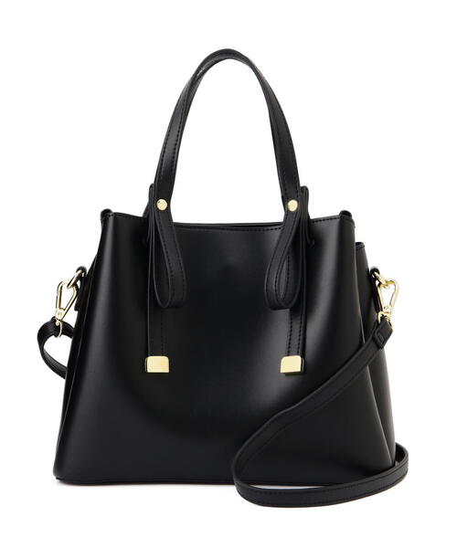 EDIT COLOGNE（エディットコロン）の「リボントートバッグ（ショルダーバッグ・レディース・ブラック/ベージュ/パープル・ﾌﾘ-）」の4枚目の写真