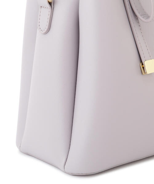 EDIT COLOGNE（エディットコロン）の「リボントートバッグ（ショルダーバッグ・レディース・ブラック/ベージュ/パープル・ﾌﾘ-）」の15枚目の写真