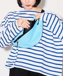 【 MEI / メイ 】 ミニ ボディバッグ ナイロン ウエストポーチ ショルダー STD MOON SHOULDER